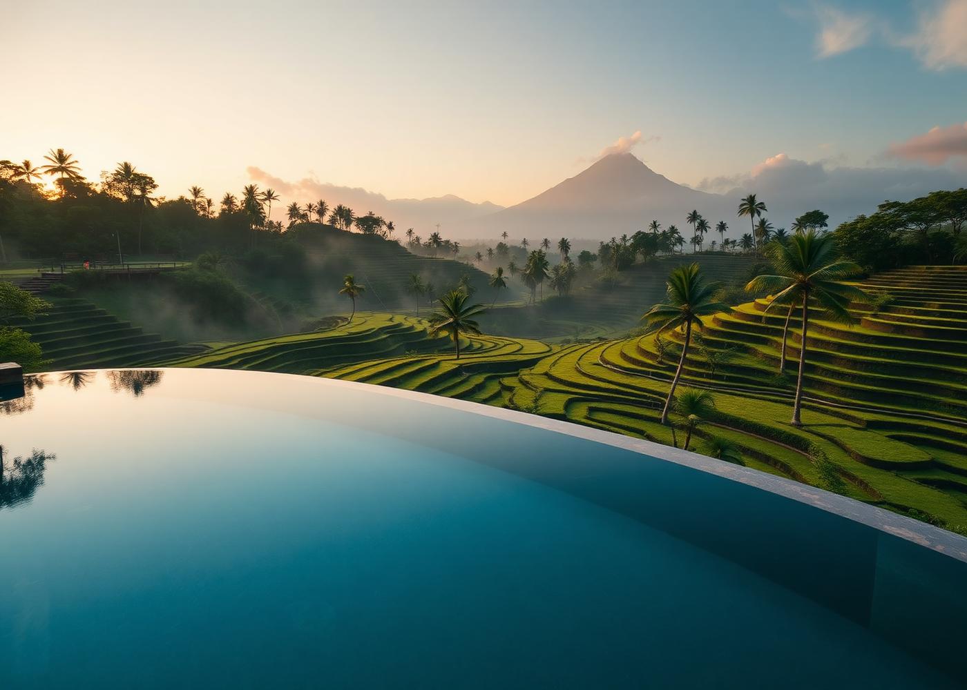 Rice terrace mornings, Ubud